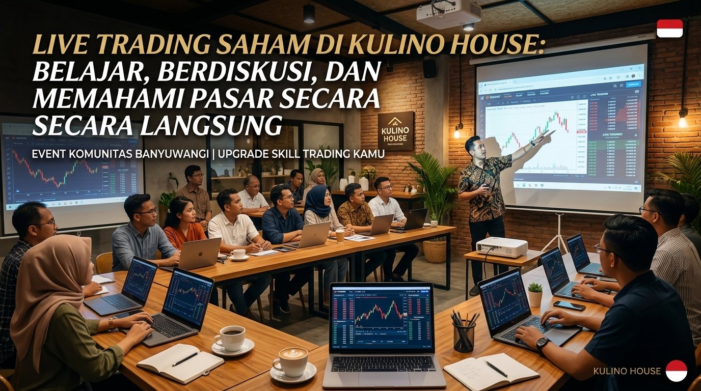 Live Trading Saham di Kulino House: Belajar, Berdiskusi, dan Memahami Pasar Secara Langsung