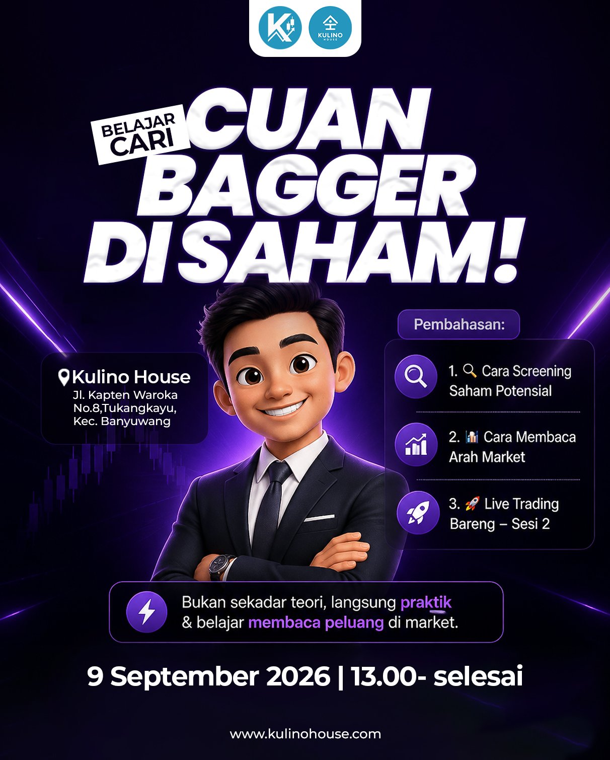 Live Trading Saham Batch II
